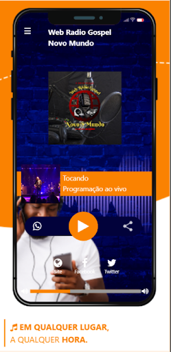 Web Radio Gospel Novo Mundo Screen 3