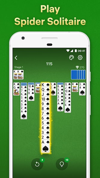 Spider Solitaire - 4 Suit APK voor Android Download