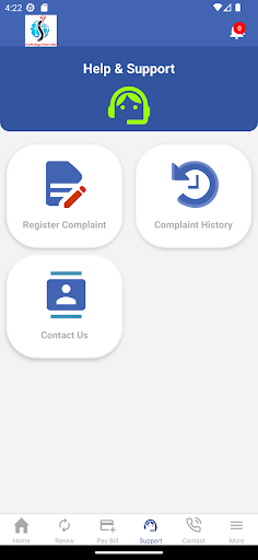Swift Giga Fiber-Customer App Screen 3