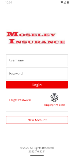 Android application Moseley Insurance Online screenshort