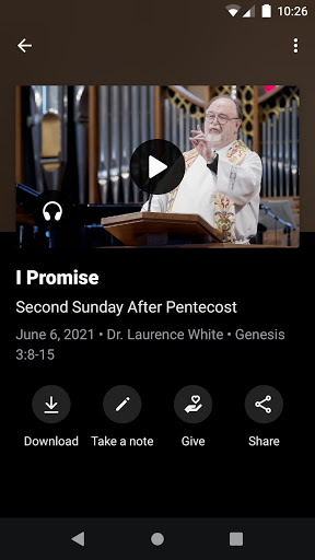 Our Savior Lutheran - Houston Screen 3