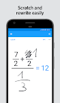 screenshot of MyScript Calculator 2