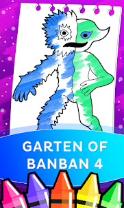 Garten Of BanBan 4 Coloring