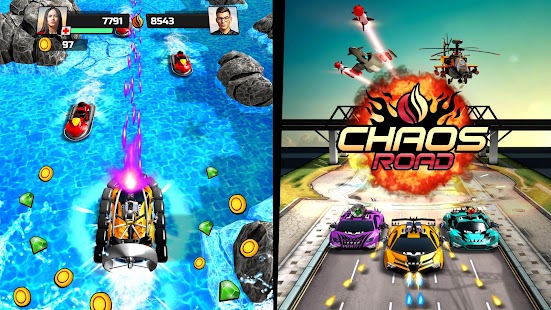 Chaos Road: Carreras y Combate Screenshot