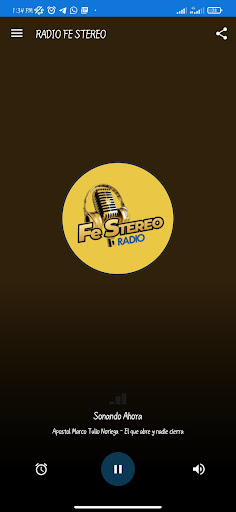 Android application RADIO FE STEREO screenshort