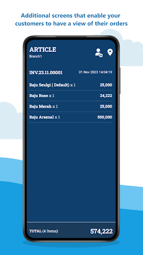 Android application Customer Display DealPOS screenshort