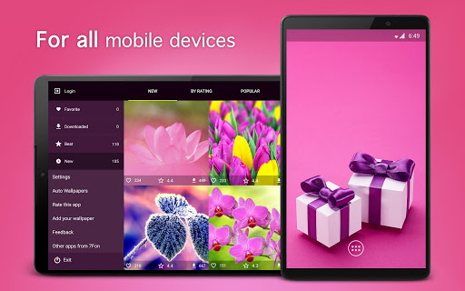 Screenshot of Pink Wallpapers 4K