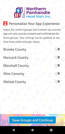 NPHS Connect Screen 2