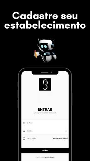 Android application Services Gourmet - Restaurante screenshort