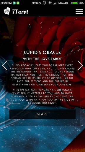 Love Tarot Cupids Oracle Screen 2