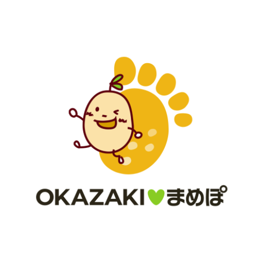 OKAZAKIまめぽ logo