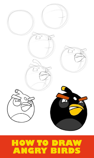 How to draw Angry Birds Screen 2