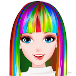 Rainbow Hair Style Hairdresser Apk