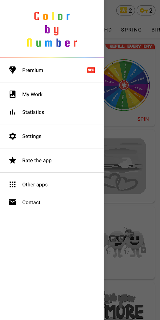Android application No.PixelArt: Color by Number screenshot