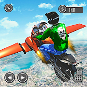 Flying Motorbike Stunts Riding Simulator
