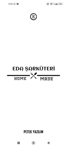 Android application Eda Şarküteri screenshort
