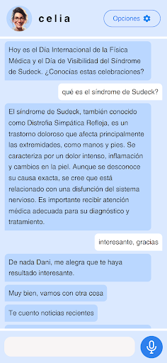 Android application Celia screenshort