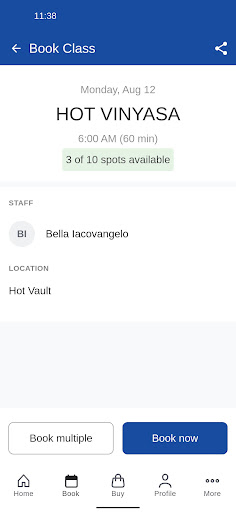 Vault Fitness Screen 3