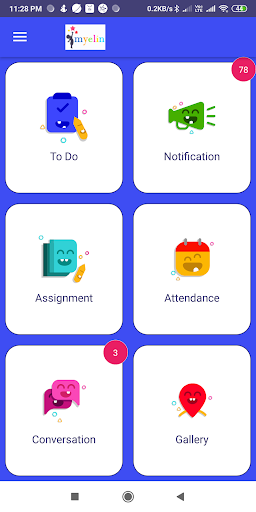 Android application Vidyanchal Myelin screenshort