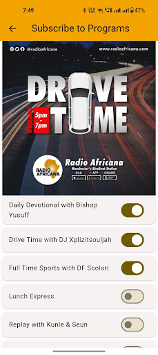 Radio Africana Screen 3