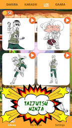 Ninja Kage: Coloring by Number