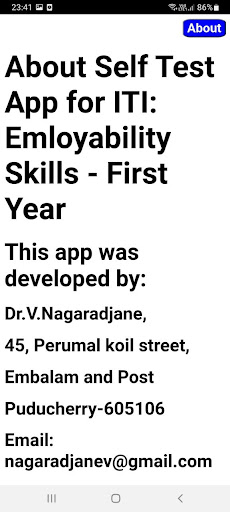 Employability Skills Self Test Screen 3