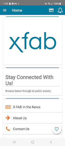Android application XFAB screenshort