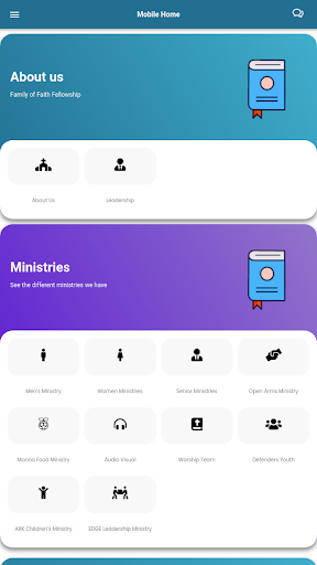 Android application Family of Faith Fellowship screenshort
