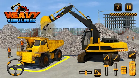 JCB Excavator Construction 3D Apk Mod 