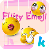 Kika Flirty Emoji Sticker GIFs icon