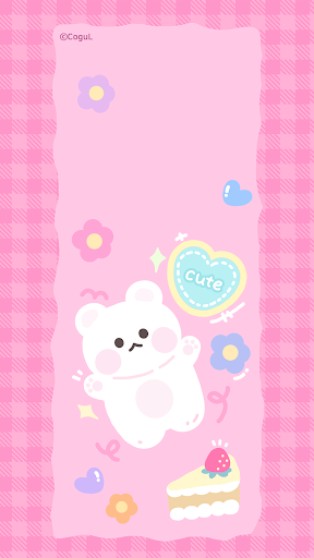 Android application 카카오톡 테마 - 꼬미_큐트 핑크 (카톡테마) screenshort