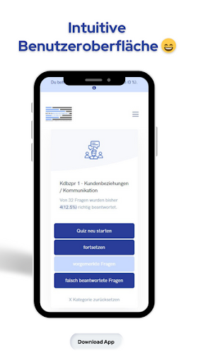 Android application Büromanagement-Lernen screenshort