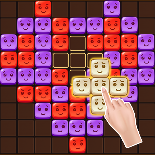 Block Puzzle: Kawaii Emoji
