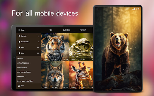 Screenshot of Animal Wallpapers PRO