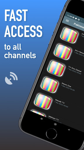 Android application Pakistan TV Channels Sat screenshort