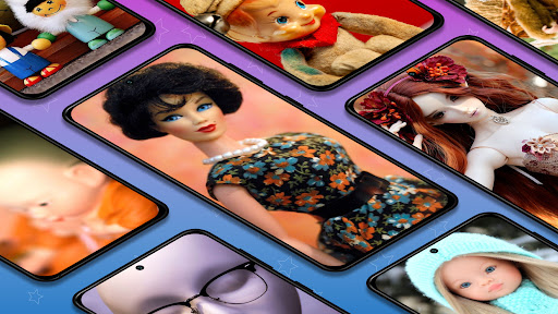 Android application Doll wallpapers backgrounds screenshort