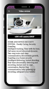 v380 wifi camera 1080P advice