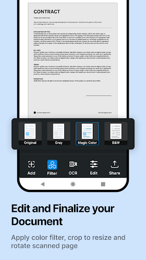 Screenshot of QuickScan: Document Scanner