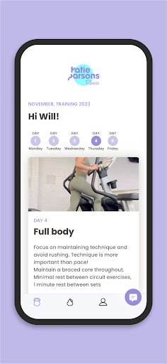 KP Fit App Screen 2