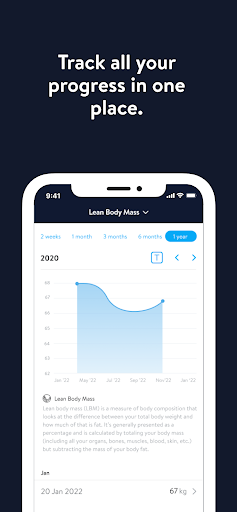 Screenshot of AFC Fitness Mobile