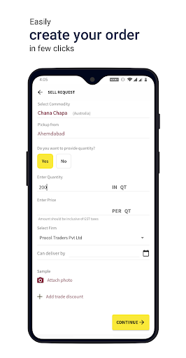 Procol Bid - Simplest Bidding Screen 3