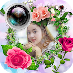 Cover Image of Download Flower Romantic Photo Frames  APK