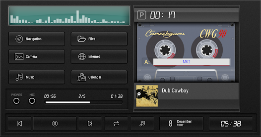 Screenshot 2 Cassette - theme for CarWebGur android