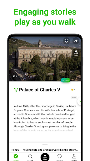 Granada Tour Guide:SmartGuide Screen 2