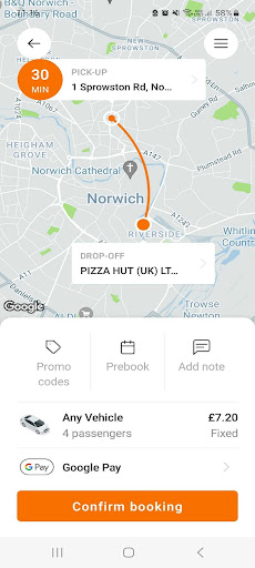 U-Ride Norwich Screen 3