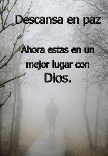 Android application Mensajes de Condolencias screenshort