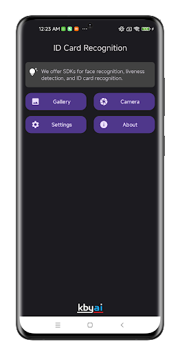 ID Card Scanner and ID Reader Screenshot