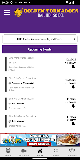 Ball High School Athletics Screen 3