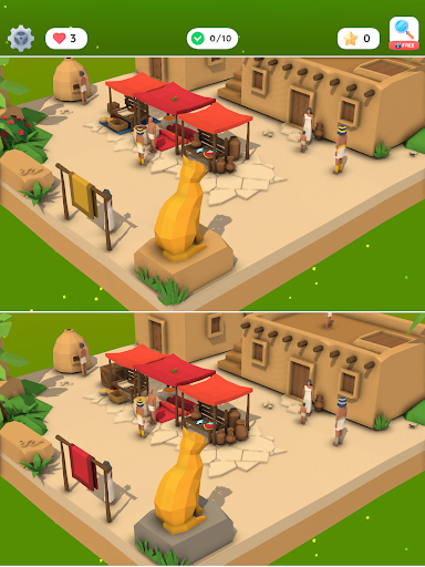 Differences 3D Puzzle Game