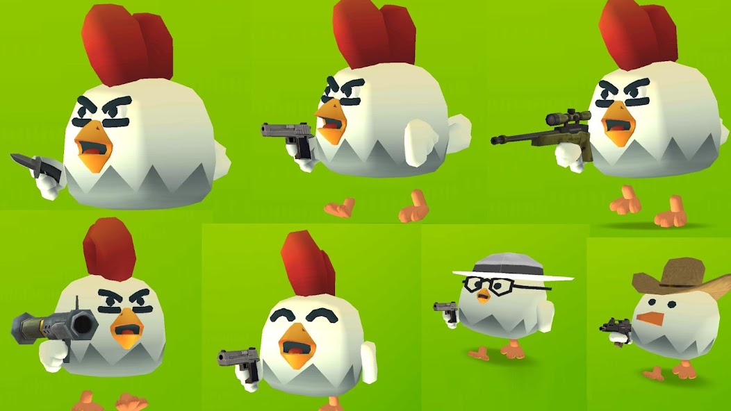 Chicken Gun 4.0.2 APK + Mod (Unlimited money) untuk android